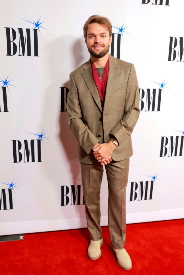 NASHVILLE, TENNESSEE - NOVEMBER 19: Conner Smith attends the 2024 BMI Country Awards at BMI on November 19, 2024 in Nashville, Tennessee. (Photo by Jason Kempin/Getty Images for BMI)