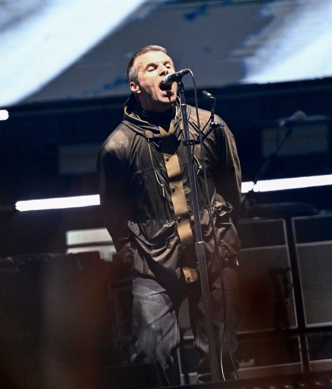 CARDIFF, WALES - JULY 04: (EDITORS NOTE: EDITORIAL USE ONLY. IMAGES MAY ONLY BE USED IN RELATION TO THE EVENT. NO COMMERCIAL USE. NO USE IN PUBLICATIONS SOLELY DEDICATED TO THE ARTIST. NO USE AFTER JULY 03, 2026.) Liam Gallagher of Oasis performs on stage during the opening night of their Live 25' Tour at Principality Stadium on July 04, 2025 in Cardiff, Wales. (Photo by Gareth Cattermole/Getty Images)