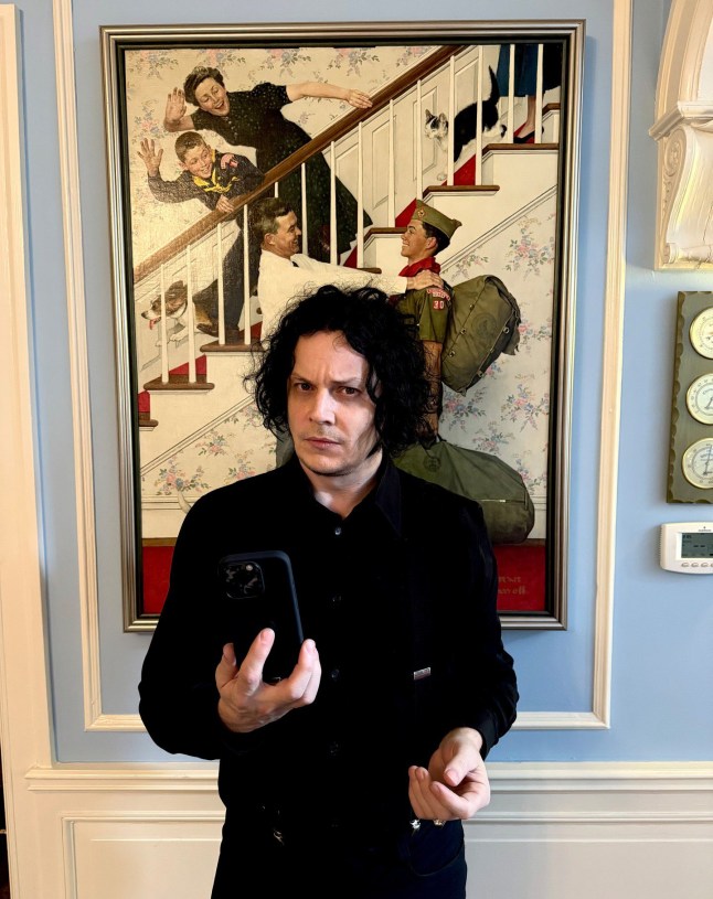 00s rocker gets first ever mobile phone for 50th birthday - officialjackwhite 1d "Well y'all it's either all over for me now or just the beginning. I am now the reluctant owner of a cellular telephone for the first time in my life!