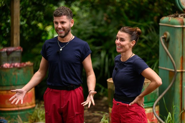 STRICT EMBARGO - NOT FOR USE BEFORE 22:05 GMT, 24 Nov 2024 - EDITORIAL USE ONLY Mandatory Credit: Photo by James Gourley/ITV/Shutterstock (14938516b) Bushtucker Trial, Absolute Carnage - Dean McCullough and Coleen Rooney 'I'm a Celebrity...Get Me Out of Here!' TV show, Series 24, Australia - 24 Nov 2024