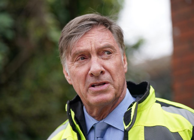 Lord Charles Brocket, 73, leaving Wimbledon Magistrates' Court, south west London, where he was found guilty of failing to give way to a pedestrian while riding a Piaggio moped through a zebra crossing on London's King's Road in Fulham on August 19 last year. The reality television star was fined ?346, with a surcharge of ?138, and made to pay ?650 in costs, as well as being given three points on his licence. Picture date: Friday March 21, 2025.
