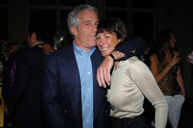 NEW YORK CITY, NY - MARCH 15: Jeffrey Epstein and Ghislaine Maxwell attend de Grisogono Sponsors The 2005 Wall Street Concert Series Benefitting Wall Street Rising, with a Performance by Rod Stewart at Cipriani Wall Street on March 15, 2005 in New York City. (Photo by Joe Schildhorn/Patrick McMullan via Getty Images) - 12925495
