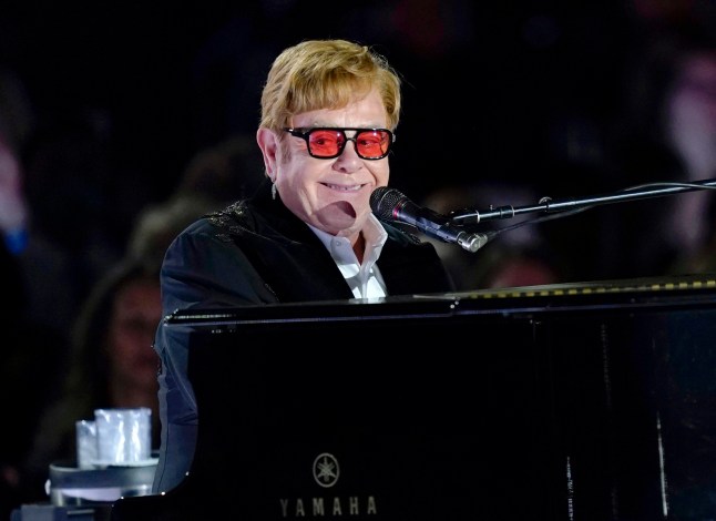 FILE - Elton John performs on the South Lawn of the White House in Washington, Friday, Sept. 23, 2022. (AP Photo/Susan Walsh, File)