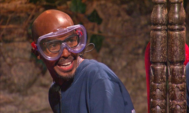 Editorial use only Mandatory Credit: Photo by ITV/REX/Shutterstock (11089358j) Trial, Game of Groans - Sir Mo Farah 'I'm a Celebrity... Get Me Out of Here!' TV Show, Series 20, Show 18, Gwrych Castle, Wales, UK - 02 Dec 2020 Mo & AJ take part in tonight's Trial - Game of Grones - find out how they get on in I'm A Celebrity...Get Me Out Of Here! at 9pm
