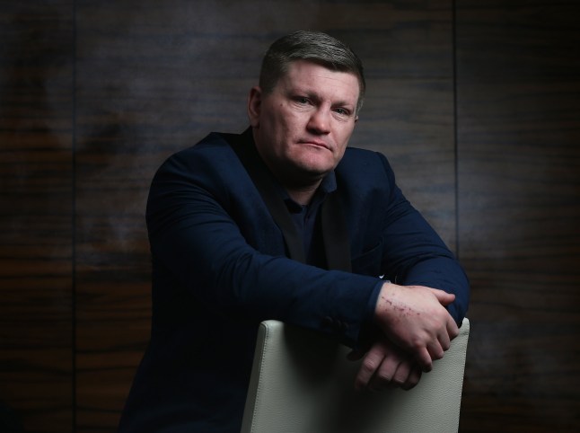 FILE: Boxer Ricky Hatton dies at 46 LONDON, ENGLAND - FEBRUARY 05: Ricky Hatton, ex-professional boxer, poses for a portrait following the Ultimate Boxxer Launch at the ME London Hotel on February 5, 2018 in London, England. (Photo by Jordan Mansfield/Getty Images)