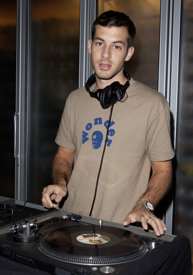 D.J. Mark Ronson during Grand Marnier Party for Mulholland Drive at Marika in New York City, New York, United States. (Photo by J. Vespa/WireImage)