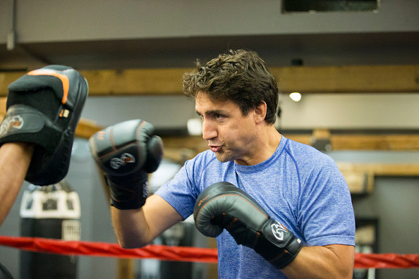 Justin Trudeau Boxing