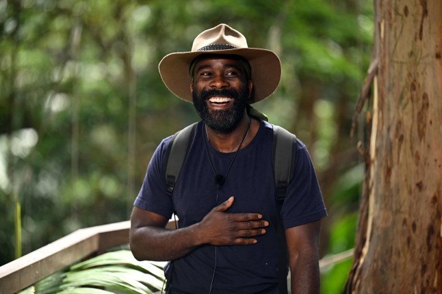 Editorial Use Only Mandatory Credit: Photo by James Gourley/ITV/Shutterstock (14962035a) Melvin Odoom is evicted from camp 'I'm a Celebrity...Get Me Out of Here!' TV show, Series 24, Australia - 03 Dec 2024