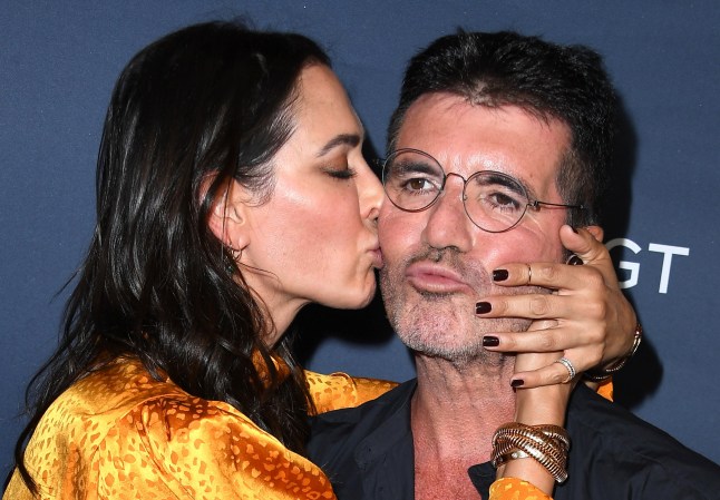 HOLLYWOOD, CALIFORNIA - SEPTEMBER 17: Lauren Silverman and Simon Cowell arrives at the "America's Got Talent" Season 14 Live Show Red Carpet at Dolby Theatre on September 17, 2019 in Hollywood, California. (Photo by Steve Granitz/WireImage)
