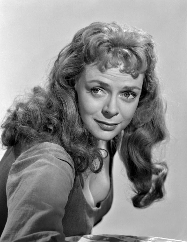 June Lockhart (as Beulah), in the Gunsmoke television episode, Dirt. Originally broadcast March 1, 1958. File R947R_5
