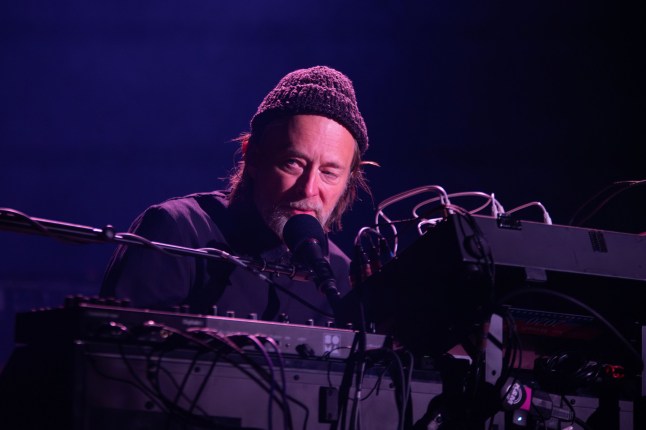 Mandatory Credit: Photo by Richard Nicholson/Shutterstock (14837677b) Thom Yorke performing at the Sidney Myer Music Bowl in Melbourne. Thom Yorke at the Sidney Myer Music Bowl, Melbourne., Sidney Myer Music Bowl, Melbourne, Victoria, Australia - 29 Oct 2024