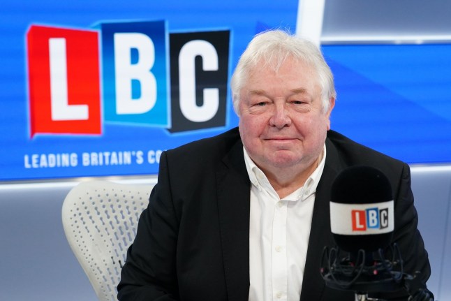 Nick Ferrari celebrates his twentieth anniversary as the host of LBC's Nick Ferrari at Breakfast show, at the Global Studios, London. Picture date: Friday January 5, 2024. PA Photo. Photo credit should read: Ian West/PA Wire