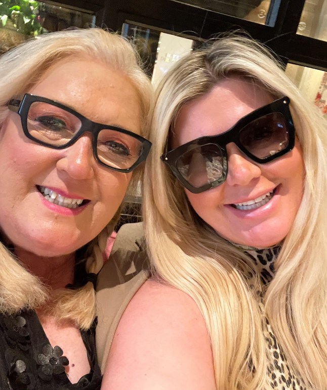 This is a photo of Gemma (right) and Joan Collins taking a selfie together. See PA Feature FAMILY Gemma Collins. WARNING: This picture must only be used to accompany PA feature FAMILY Gemma Collins. PA Photo. Picture credit should read: Gemma Collins/PA. NOTE TO EDITORS: This picture must only be used to accompany PA Feature FAMILY Gemma Collins.