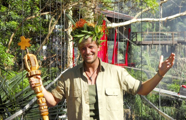 Mandatory Credit: Photo by REX/Shutterstock (3414352a) Winner Kian Egan at the 'Iacgmooh' jungle camp 'I'm A Celebrity Get Me Out Of Here' TV Programme, Australia - 09 Dec 2013