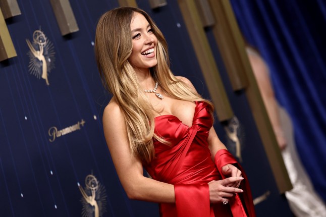Mandatory Credit: Photo by John Salangsang/Shutterstock (15482940rz) Sydney Sweeney 77th Primetime Emmy Awards, Arrivals, Los Angeles, California, USA - 14 Sep 2025