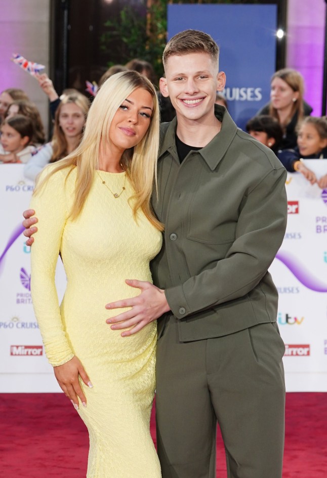 Freddy Brazier with girlfriend Holly Swinburn attending the Pride of Britain Awards at the Grosvenor House Hotel, London. Picture date: Monday October 20, 2025. PA Photo. Photo credit should read: Ian West/PA Wire