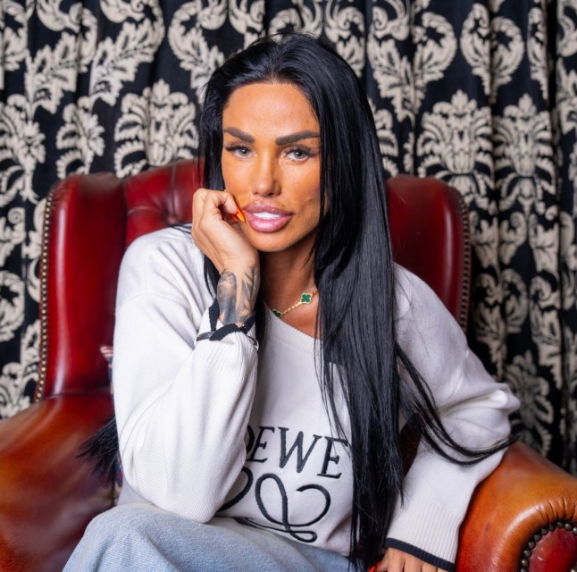 CAMBRIDGE, UNITED KINGDOM - MAY 07: Katie Price speaks at The Cambridge Union on May 07, 2025 in CAMBRIDGE, UNITED KINGDOM. (Photo by Nordin Catic/Getty Images for The Cambridge Union)