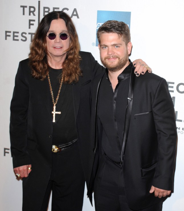Mandatory Credit: Photo by Picture Perfect/Shutterstock (1309834ac) Ozzy Osbourne and Jack Osbourne 'God Bless Ozzy Osbourne' Film Premiere, Tribeca Film Festival, New York, America - 24 Apr 2011