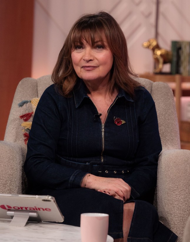 Editorial use only Mandatory Credit: Photo by Ken McKay/ITV/Shutterstock (15673838ab) Lorraine Kelly 'Lorraine' TV show, London, UK - 03 Nov 2025
