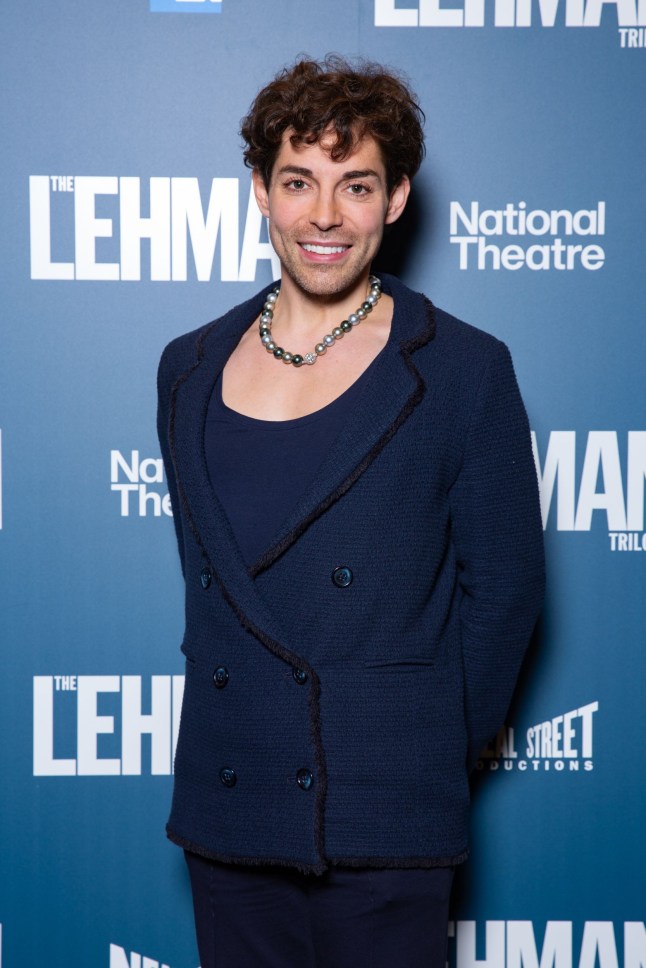 Mandatory Credit: Photo by Piers Allardyce/Shutterstock (14771672bk) Tom Read Wilson West End return of The Lehman Trilogy, Gillian Lynne Theatre, London, UK - 09 Oct 2024