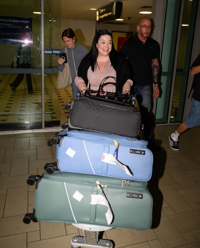 Mandatory Credit: Photo by James Gourley/Shutterstock (15725416aa) Lisa Riley 'I'm a Celebrity...Get Me Out of Here!' TV show, Series 25, Arrivals, Brisbane Airport, Australia - 09 Nov 2025