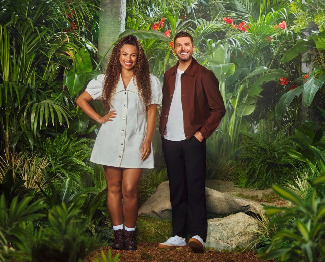 This image and the information contained herein is strictly embargoed until 19.00 Monday 10 November 2025 From Lifted Entertainment I?m A Celebrity? Unpacked! SR2 on ITV2 and ITVX Pictured: Kemi Rogers and Joel Dommett. This photograph is (C) ITV Plc and can only be reproduced for editorial purposes directly in connection with the programme or event mentioned above, or ITV plc. This photograph must not be manipulated [excluding basic cropping] in a manner which alters the visual appearance of the person photographed deemed detrimental or inappropriate by ITV plc Picture Publicity. This photograph must not be syndicated to any other company, publication or website, or permanently archived, without the express written permission of ITV Picture Publicity. Full Terms and conditions are available on the website www.itv.com/presscentre/itvpictures/terms