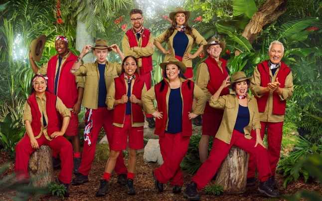 Shona McGarty, Eddie Kadi, Aitch, Alex Scott MBE, Jack Osbourne, Lisa Riley, Kelly Brook, Angry Ginge, Ruby Wax OBE and Martin Kemp on 'I'm a Celebrity... Get Me Out of Here!'