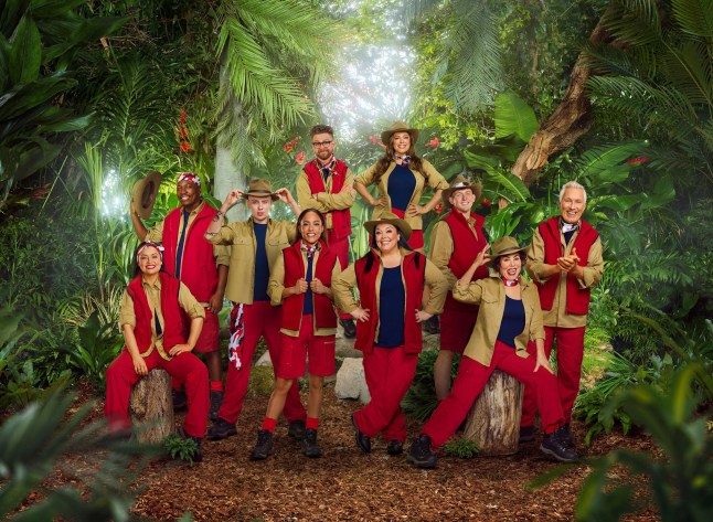 Shona McGarty, Eddie Kadi, Aitch, Alex Scott MBE, Jack Osbourne, Lisa Riley, Kelly Brook, Angry Ginge, Ruby Wax OBE and Martin Kemp on 'I'm a Celebrity... Get Me Out of Here!'