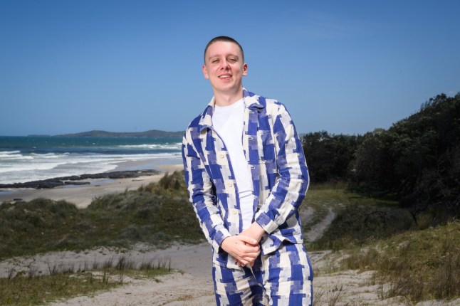 Editorial use only Mandatory Credit: Photo by James Gourley/ITV/Shutterstock (15773259w) Aitch 'I'm a Celebrity...Get Me Out of Here!' TV show, Series 25, Show 1, Australia - 16 Nov 2025