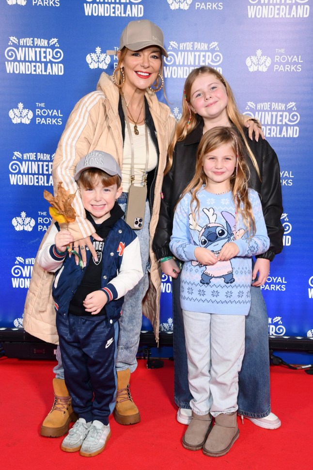 LONDON, ENGLAND - NOVEMBER 13: Sheridan Smith (L) attends the VIP preview event for Hyde Park Winter Wonderland at Hyde Park on November 13, 2025 in London, England. (Photo by Joe Maher/Getty Images)