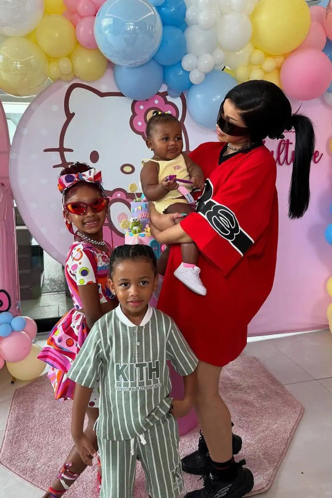 Cardi B, Kulture, Wave, Blossom and Cardi B. iamcardib/Instagram