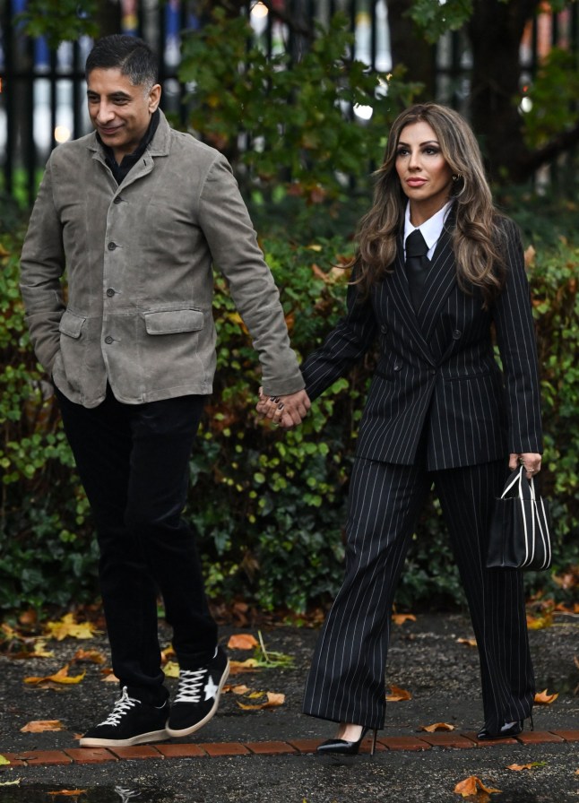 Mandatory Credit: Photo by James Veysey/Shutterstock (15781640g) Jatinder Punia and Narinder Kaur arrive at Woolwich Crown Court in London Court hearing for actor Laurence Fox charged with sharing 'upskirting' photo, Woolwich Crown Court, London, UK - 14 Nov 2025 Actor Laurence Fox in court for further case management hearing charged under section 66A of the Sexual Offences Act 2003, which relates to an image that was posted on social media in April last year. TV presenter Narinder Kaur - who has waived her right to anonymity - alleges the 'upskirting' photo shows her as she got out of a taxi in 1996, and was taken without her knowledge and consent. Naur, 52, reported the image when it was shared by Fox on social media, starting an 11-month investigation by the Metropolitan Police. If convicted, Fox faces up to two years in prison and could be placed on the Sex Offenders Register.