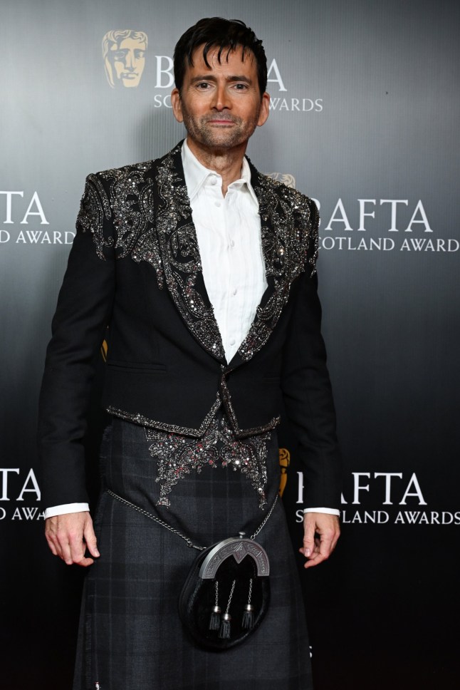 GLASGOW, SCOTLAND - NOVEMBER 16: David Tennant attends the 2025 BAFTA Scotland Awards held at DoubleTree by Hilton Glasgow Central on November 16, 2025 in Glasgow, Scotland. (Photo by Euan Cherry/BAFTA/Getty Images for BAFTA)