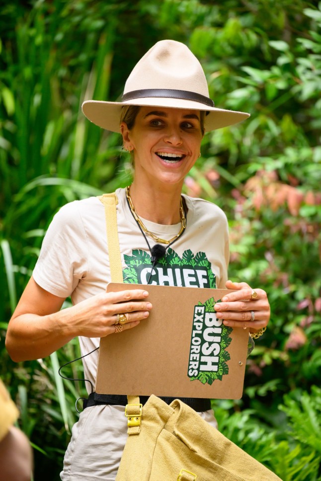 STRICT EMBARGO - NOT FOR USE BEFORE 22:30 GMT, 21 Nov 2025 - EDITORIAL USE ONLY Mandatory Credit: Photo by James Gourley/ITV/Shutterstock (15865425ad) Challenge, Shelters - Vogue Williams 'I'm a Celebrity... Get Me Out of Here!' TV show, Series 25, Show 6, Australia - 21 Nov 2025